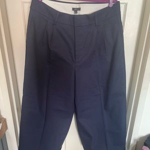 J. Crew Wide-leg cropped pant in stretch twill